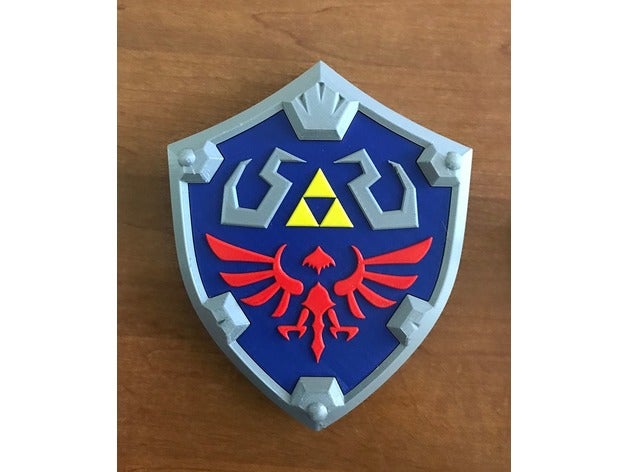 hylian shield switch stand video games 3D print model - Mito3D