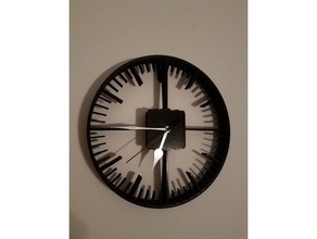 minimalistischen analog-Uhr office 3d print model - Mito3D