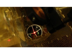 lasersaur lens focusaid parts optical adjustment 3d print model - Mito3D