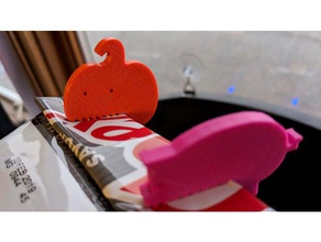 Bay kabak mutfak yemek 3dfuel sonbahar çanta klibi chip clip fargo Cadılar Bayramı turuncu şükran 3d print model - Mito3D