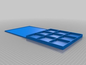 caixa-brincos dani organizzazione personalizzato 3d print model - Mito3D