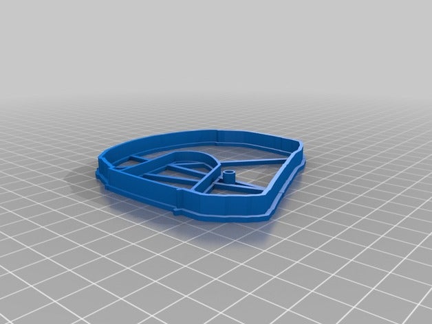 motorcycle helmet cookie cutter kitchen dining cookiecutter 3D print model - Mito3D