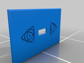 light switch plate 3d printing 3d print model - Mito3D