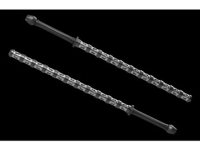 viúva negra baton infinito de guerra adereços 3d print model - Mito3D