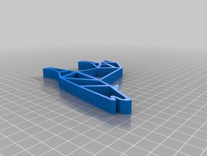 meine angepasste origami Heulende wolf Dekor 3d print model - Mito3D