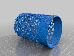 personalizable azul de la lámpara las esculturas personalizado 3d print model - Mito3D