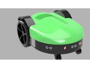 robot lawn mower higher ground clearance mod outdoor garden diy lawnmower rep al robotic 3d print model - Mito3D