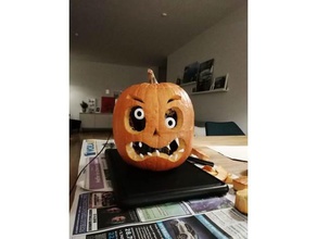eyes jack olantern diy halloween pumpkin 3d print model - Mito3D