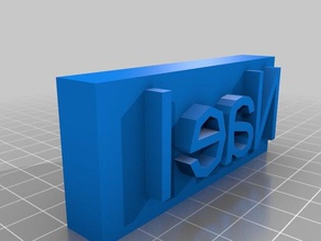 mi personalizados cómoda sello signos logotipos 3d print model - Mito3D