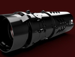 spacex modular 3d thrust vectoring de controle torque rc veículos inteligente projeto foguete ciência a simulação realidade virtual 3d print model - Mito3D