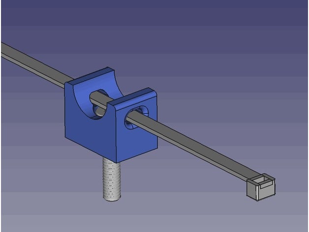 cable tie mount profil 3d de l'imprimante accessoires support câble 3D print model - Mito3D
