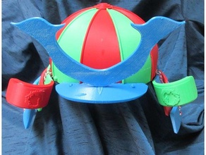 samurai casco indossabili puntelli 3d print model - Mito3D