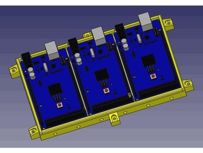 x3 arduinomega çerçeve elektronik arduino mega 2560 3d print model - Mito3D