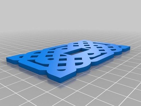celtic light switch cover 3d printing 3d print model - Mito3D