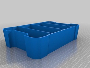 boite placo layer 2sur 2 containers customized 3d print model - Mito3D