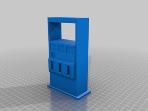 118th scale modern gas pump playsets 3d print model - Mito3D