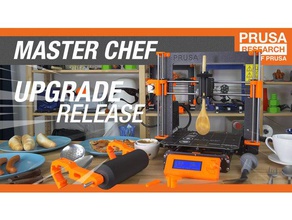 original prusa i3 mk3 master chef upgrade 3d printer accessories april fool cooking kitchen masterchef 3d print model - Mito3D