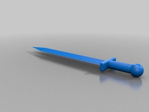 gladius 3d la impresión espada juguete 3d print model - Mito3D