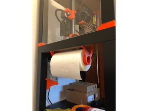 paper towel holder household ikea lack prusa i3 3d print model - Mito3D