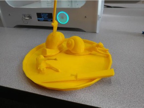 não iria comer interativo arte 3d print model - Mito3D