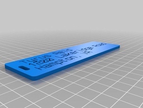 tyrus suit case tag organization customized 3d print model - Mito3D