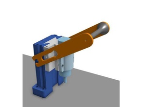 yet another drill press diy drilling eggplant 3d print model - Mito3D