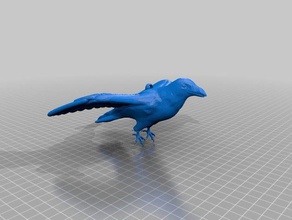crow modifié 3d l'impression 3d print model - Mito3D
