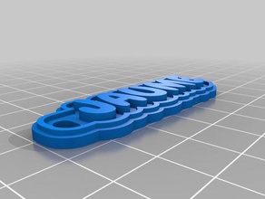 jaume keychains customized 3d print model - Mito3D