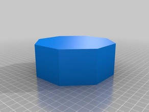 octagon hoş bir özellik xy test prusa 3d baskı testler 3d print model - Mito3D