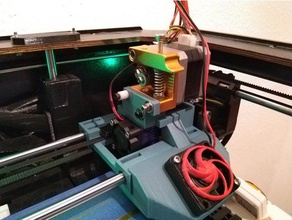 condotto di raffreddamento replicator e3d monte asse x il trasporto la stampante accessori 3d print model - Mito3D