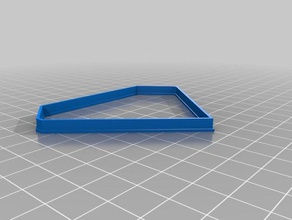 Diamant-cookie-cutter 3d drucken Schimmer 3d print model - Mito3D