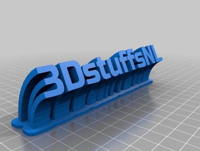 sweepingname 3dstuffsnl ofis özelleştirilmiş 3d print model - Mito3D