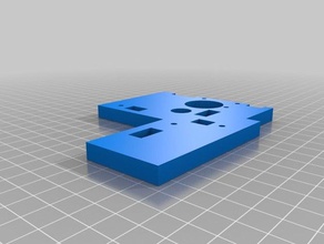 anet a6 marco del eje a la izquierda de parte inferior plataforma 3d impresora partes 3d print model - Mito3D