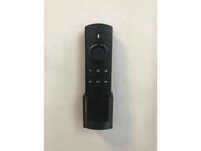 amazon fire remote holder electronics tv wall mount 3d print model - Mito3D