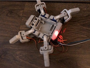 smars quad robot la robotique modulaire 3d print model - Mito3D