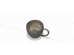 ez-impresión de la taza té cocina comedor La impresión en 3d 3d print model - Mito3D