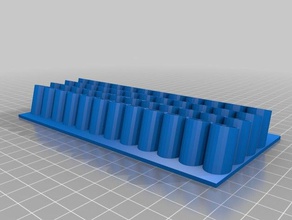 meine angepasste multi-row marker holder Organisation 3d print model - Mito3D