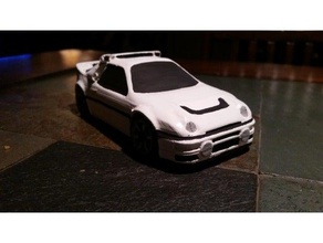 xmods ford rs200 body shell rc vehicles car customized euro muscle rally rs2000 tuner 3d print model - Mito3D