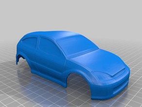 xmods ford focus svt body shell rc vehicles american tuner car 3d print model - Mito3D