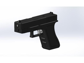 mustard gun mechanical toys 3d print model - Mito3D