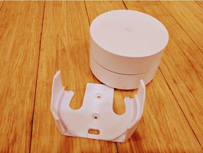 versatile google wifi mount wall ceiling any orientation organization no support print place 3d print model - Mito3D