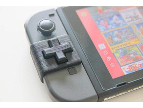 nintendo-pad düğmesi çıkarılabilir joy-con d anahtarı video oyunlar çapraz joycon joystick 3d print model - Mito3D