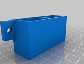 dual 9 voltbattery caixa eletrônica 3d print model - Mito3D