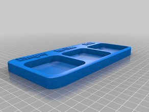 sd card organizer tray electronics desk storage holder 3d print model - Mito3D