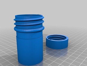 graines de bouteille v2 les conteneurs personnalisé 3d print model - Mito3D