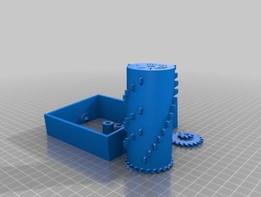 meta-música paramétrico de la caja mecánica los juguetes personalizado 3d print model - Mito3D