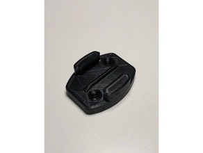 gopro flat mount screw holes camera 3d print model - Mito3D
