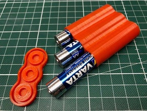 di ricambio per batteria aa caso sport all'aperto batterie battery box titolare 3d print model - Mito3D