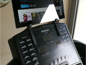 treadmill tablet mount reebok 3d print model - Mito3D