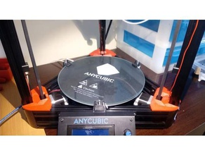 anycubic kossel delta plus bed mount 3d printer parts 3d print model - Mito3D